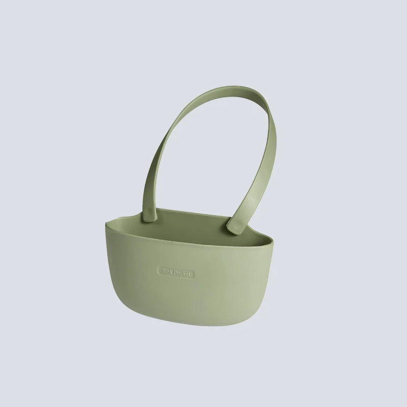 QITCHEZ - Hanging Silicone Dish Drainer Organizer