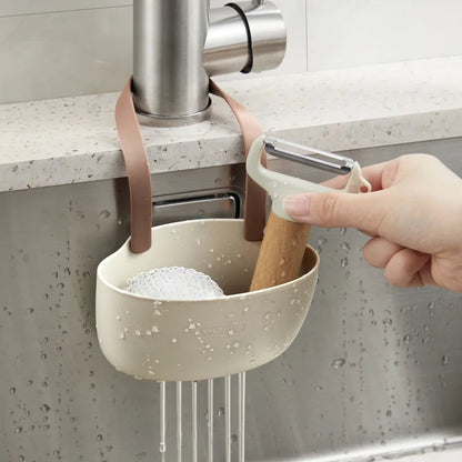 QITCHEZ - Hanging Silicone Dish Drainer Organizer