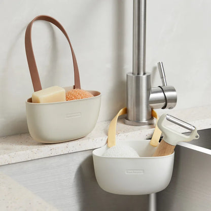 QITCHEZ - Hanging Silicone Dish Drainer Organizer