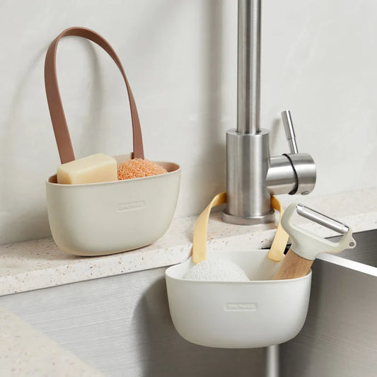 QITCHEZ - Hanging Silicone Dish Drainer Organizer